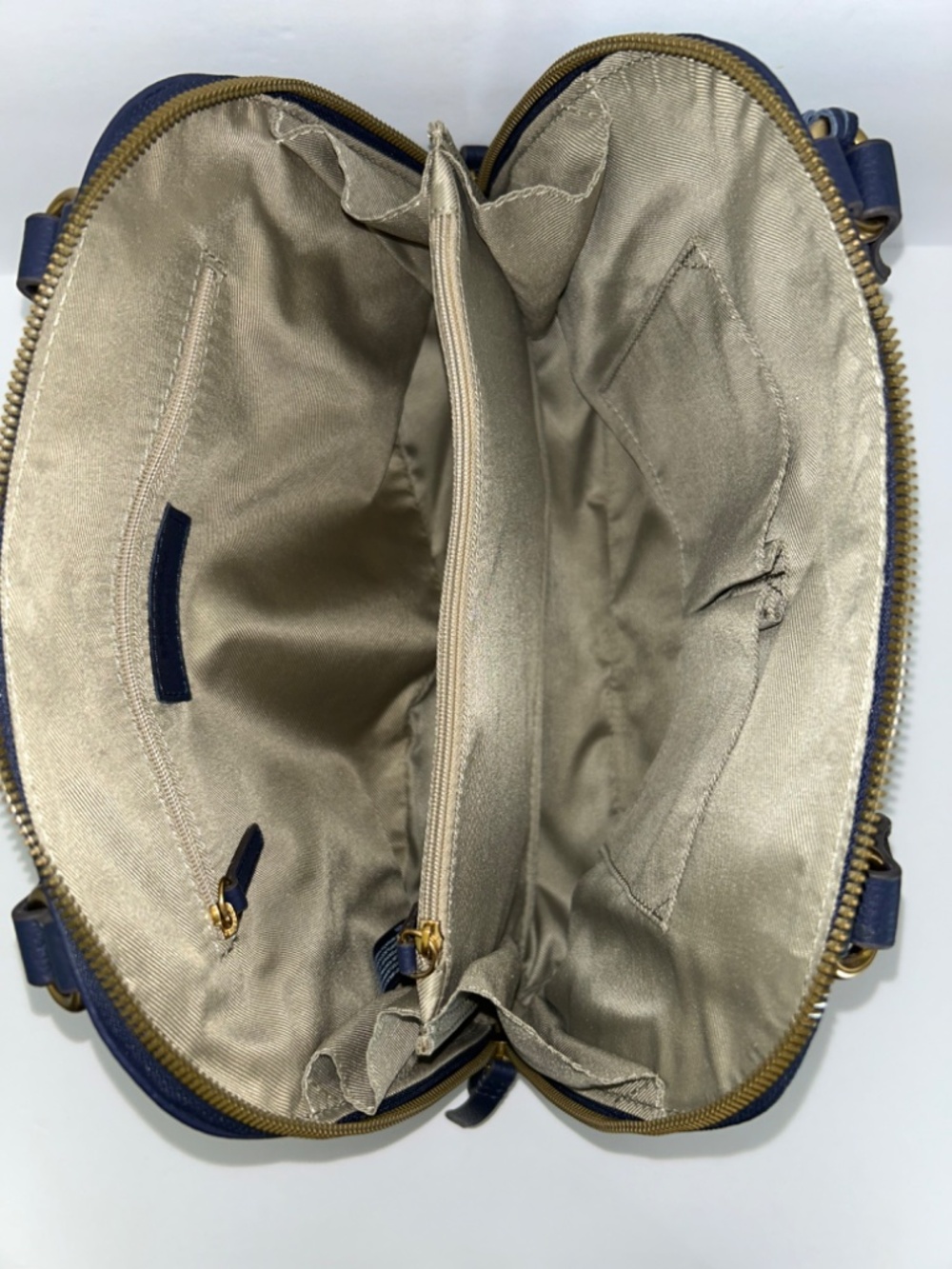 American Leather Co. Meadow Convertible Satchel in Navy Blue - Picture 5 of 8
